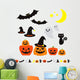 Halloween Wall Decal Sticker Set