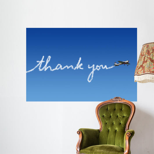 thank you Wall Mural