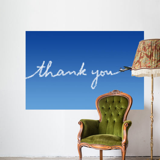 thank you Wall Mural