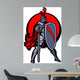 Knight Mascot with Sword and Shield Wall Decal