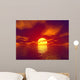 Red Sunset Wall Decal