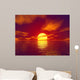 Red Sunset Wall Decal
