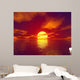 Red Sunset Wall Decal