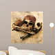 Pirate Grunge Wall Mural