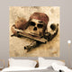 Pirate Grunge Wall Mural
