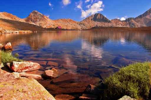 Lakeside Cabin in Pirin National Park Wall Decal