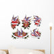 love swallow tattoo Wall Decal