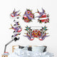 swallow tattoo Wall Decal