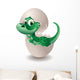 Puppy in Dinosaur Egg-Baby Dinosaur Egg On His-Vector Wall Decal