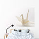 White Origami Crane