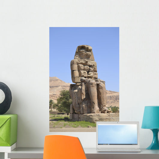 Statue Colossus Memnon Wall Mural
