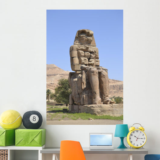 Statue Colossus Memnon Wall Mural
