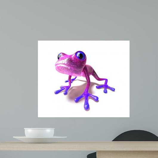 Neon Pink and Purple Wall Decal