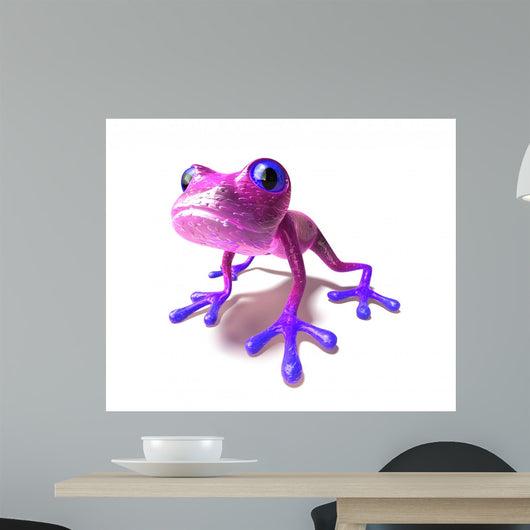 Neon Pink and Purple Wall Decal