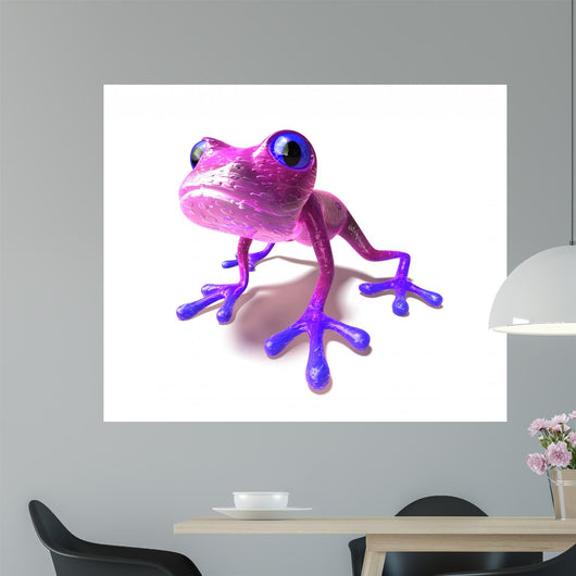 Neon Pink and Purple Wall Decal