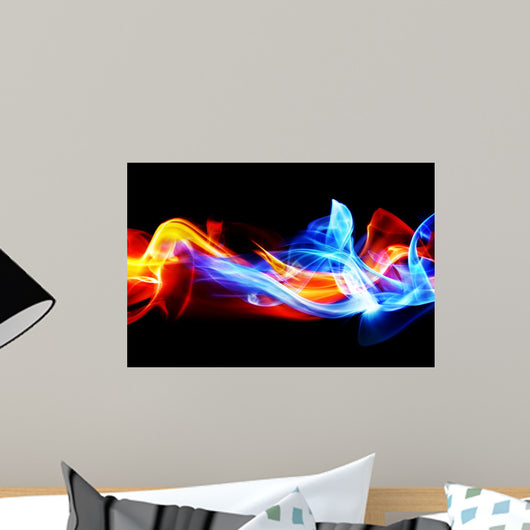 Fire and ice Wall Mural