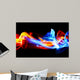 Fire and ice Wall Mural