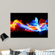 Fire and ice Wall Mural