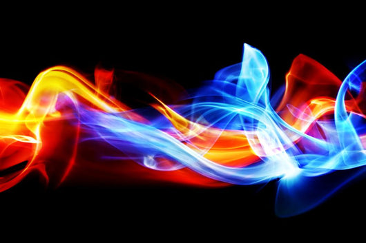 Fire and ice Wall Mural