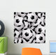 Soccer Balls Seamless Texture Wall Decal