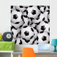 Soccer Balls Seamless Texture Wall Decal