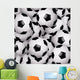 Soccer Balls Seamless Texture Wall Decal