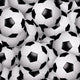 Soccer Balls Seamless Texture Wall Decal