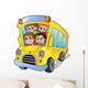 School Bus with Happy