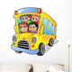 School Bus with Happy