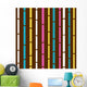 Retro Seamless Colorful Bamboo Wall Decal