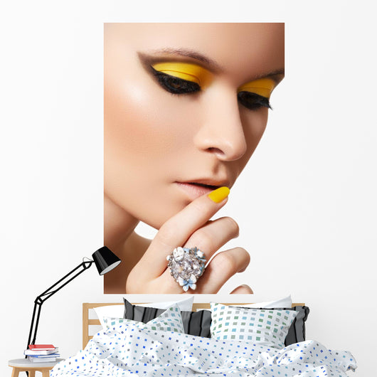 Beautiful Model with Bright