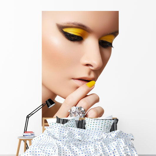 Beautiful Model with Bright
