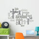 alcohol Wall Decal