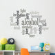 alcohol Wall Decal