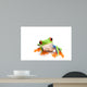 Frog Closeup White Wall Decal