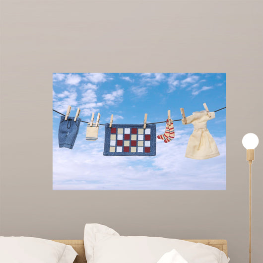 Laundry Wall Mural