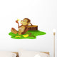 Monkey Cartoon Wall Decal