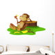 Monkey Cartoon Wall Decal