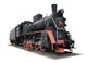 Old Black Locomotive Wall Decal