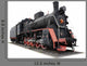 Old Black Locomotive Wall Decal