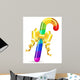 rainbow candy cane Wall Decal