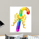 rainbow candy cane Wall Decal