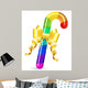 rainbow candy cane Wall Decal