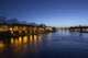 River Bridge Night Wall Decal
