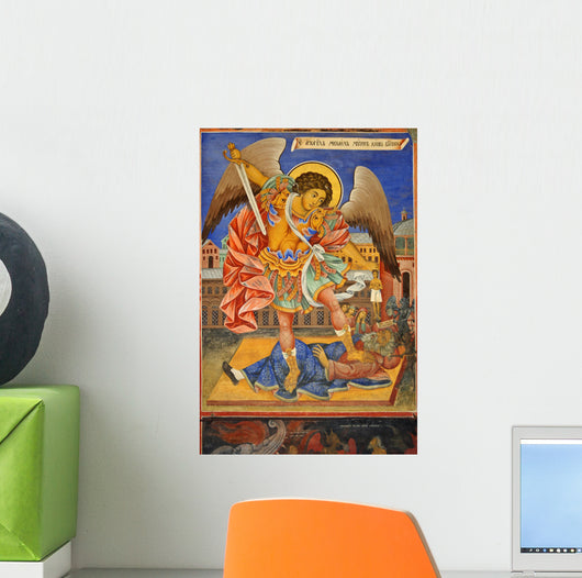 Archangel Michael Fresco Wall Mural