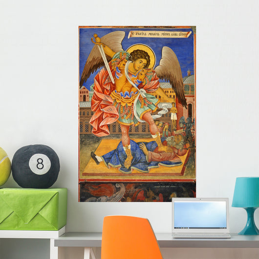 Archangel Michael Fresco Wall Mural