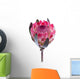 Purple Protea White Wall Decal
