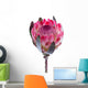Purple Protea White Wall Decal