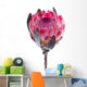 Purple Protea White Wall Decal