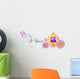 Fairytale Pink Carriage Wall Decal
